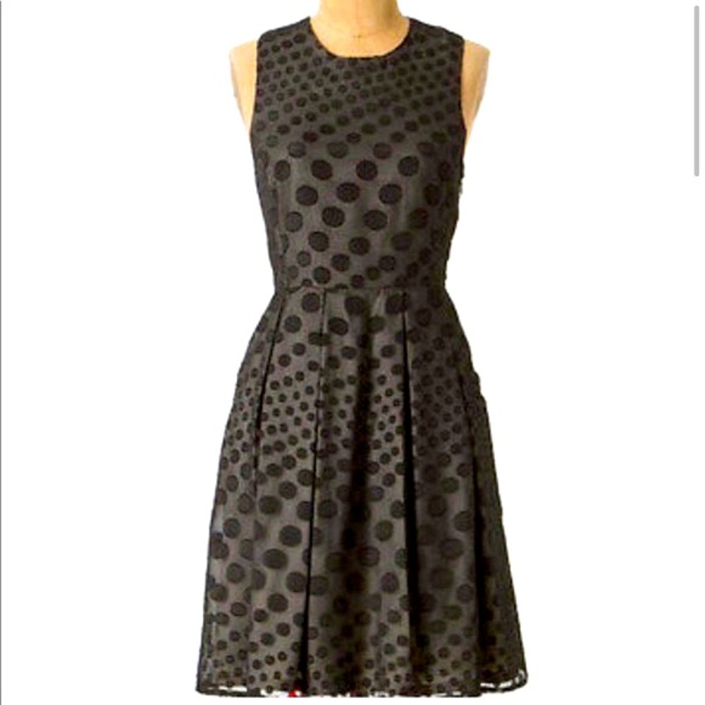 Anthropologie Hunter Dixon Polka Dot Dress Size 6
